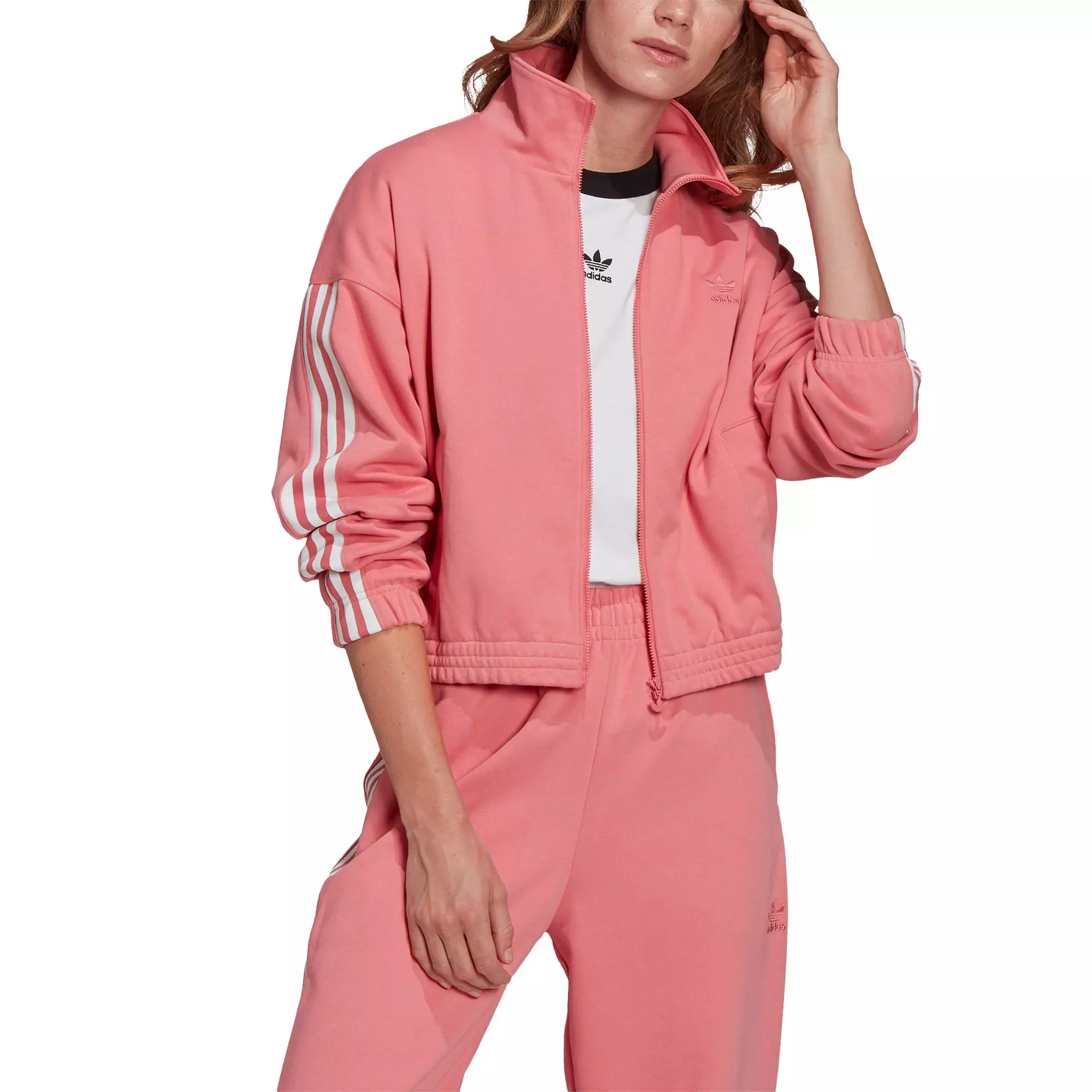 Adidas rose track jacket sales